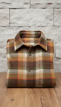 Chestnut Plaid Flannel Shirt